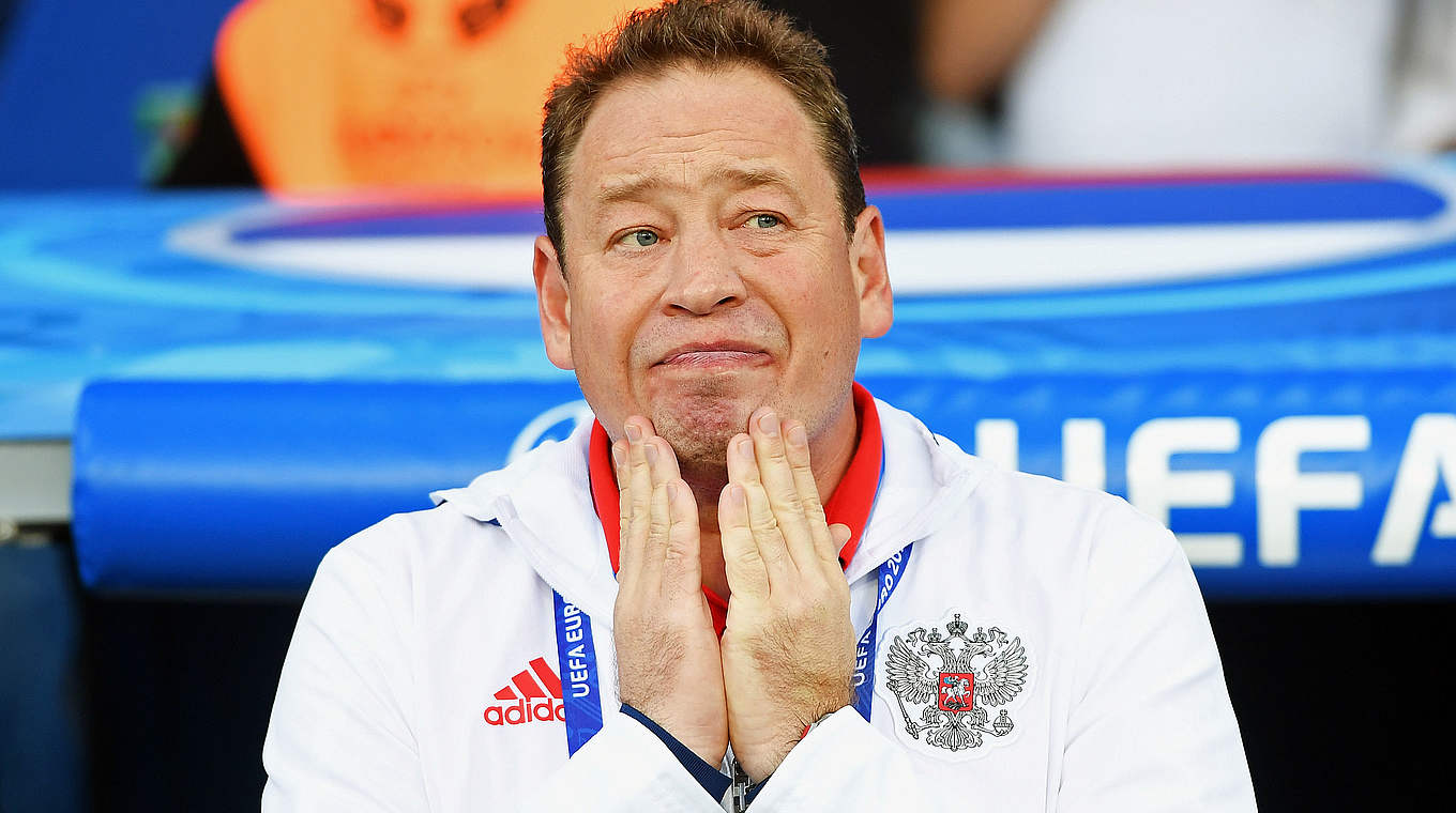 Übernimmt die Verantwortung für Russlands Aus: Trainer Leonid Sluzki © Getty Images