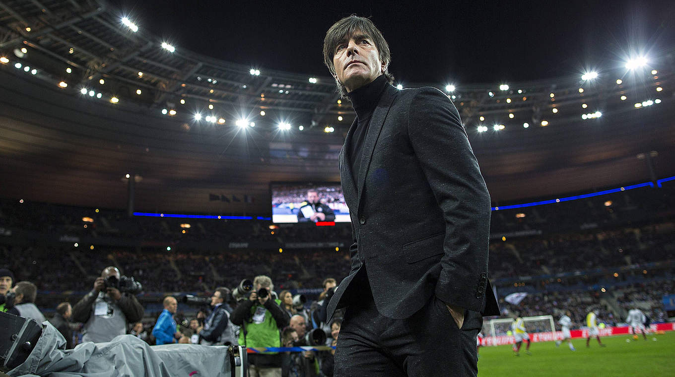 Löw on 13th November 15: "The match is irrelevant at this time" © imago/Moritz Müller