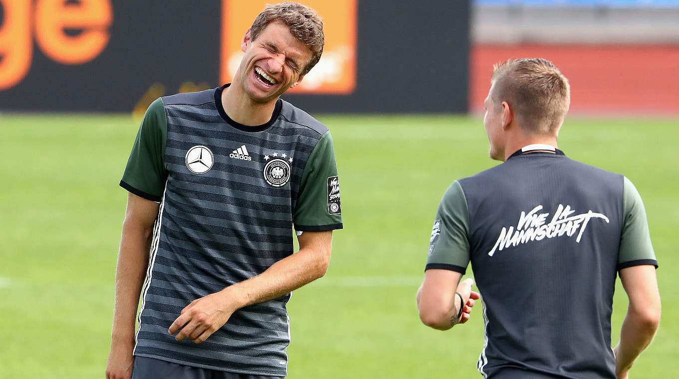 Weltmeister Thomas Müller über seine Torflaute: "Ich bin nicht hier, um Lob zu erhalten" © 2016 Getty Images