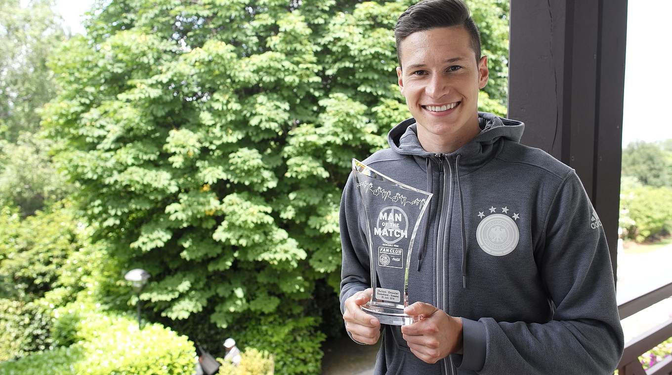 Gut getroffen: Julian Draxler © DFB