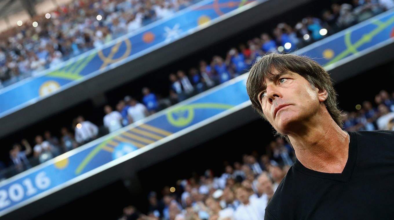 Löw: "We were the better side and had powerful body language" © 2016 Getty Images