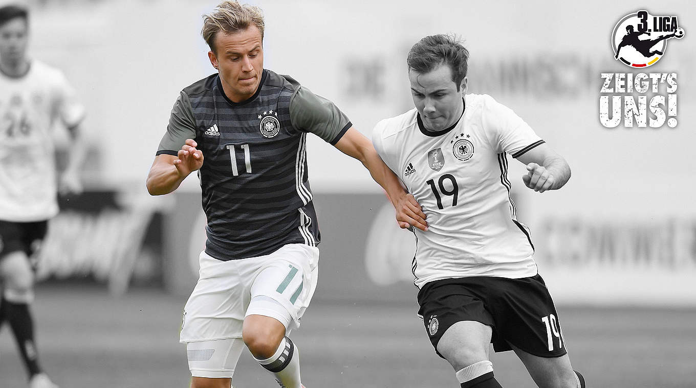 Lohkemper (l.) in Ascona gegen Weltmeister Götze: "Es war grandios" © GettyImages