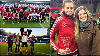 Gerngesehene Gäste: Die Fans der Frauen-Nationalmannschaft. © Fan Club/Getty Images