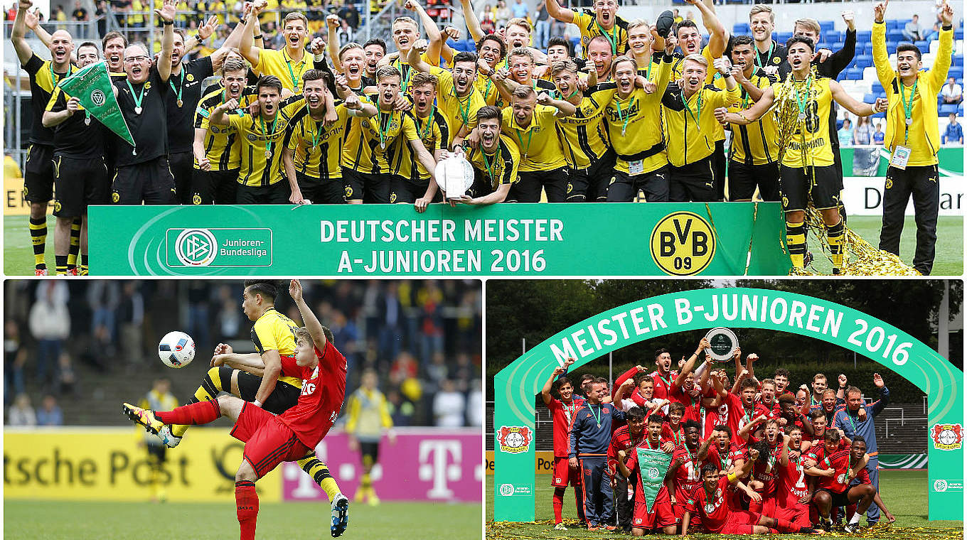 Die Vorjahresmeister Borussia Dortmund und Bayer Leverkusen suchen ihre Nachfolger © Getty Images