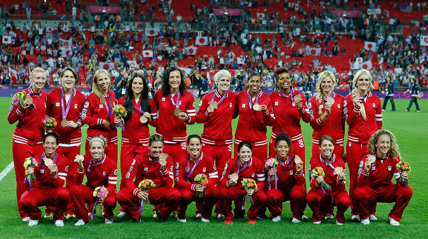 Bronze bei den Olympischen Spielen in London 2012: Kanadas größter Erfolg - bisher © 2012 Getty Images