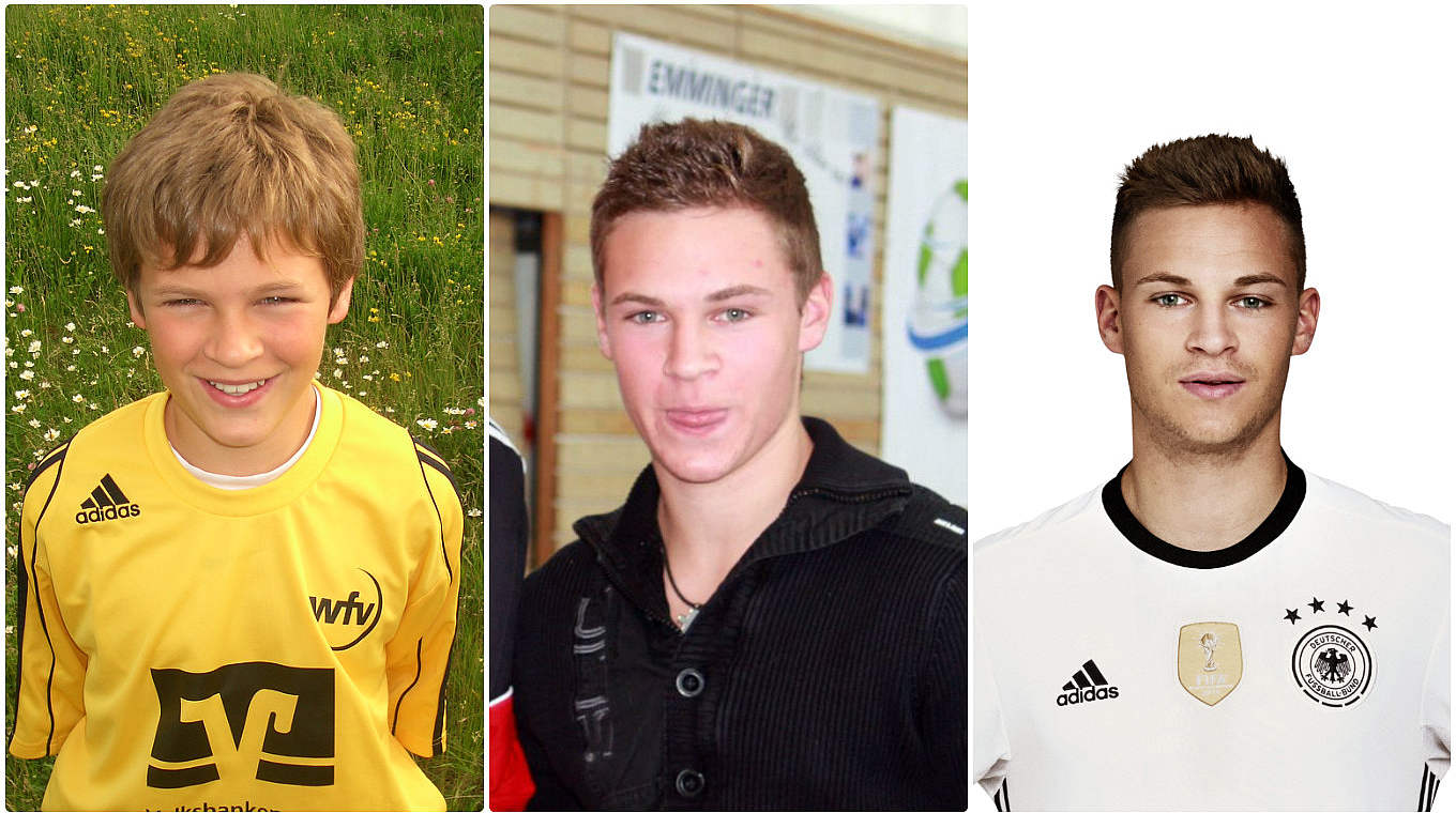 Joshua Kimmich's talent was evident from a young age at the DFB training base © privat/DFB