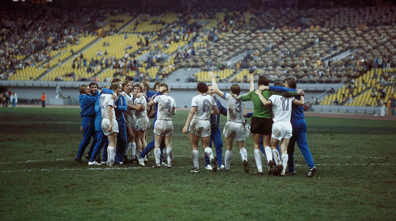 3-1 win in the final against Poland: DDR are 1976 Olympic champions © imago/Pressefoto Baumann