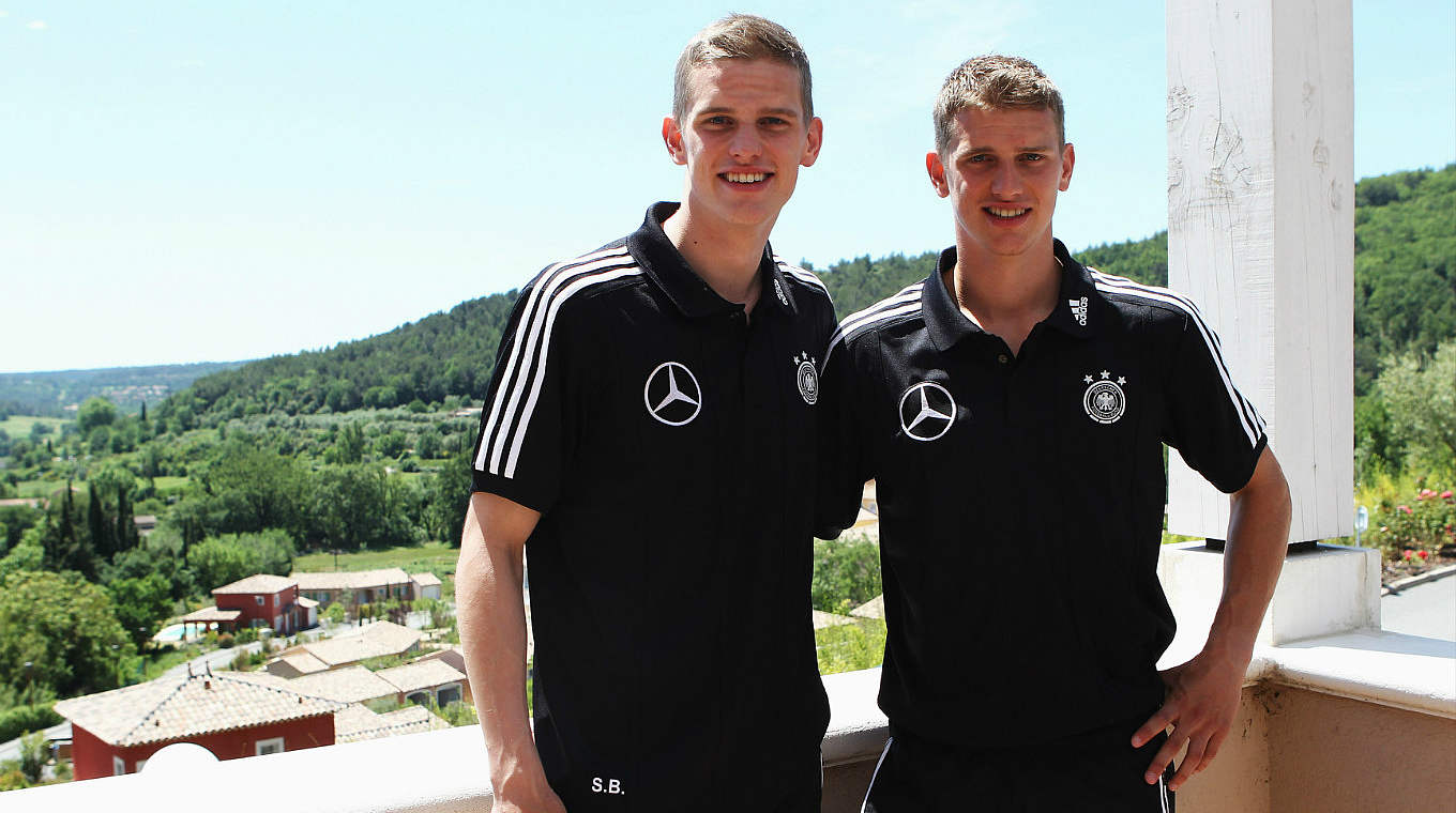 Wieder gemeinsam für Deutschland am Ball: die Zwillingsbrüder Sven (l.) und Lars Bender © Getty Images