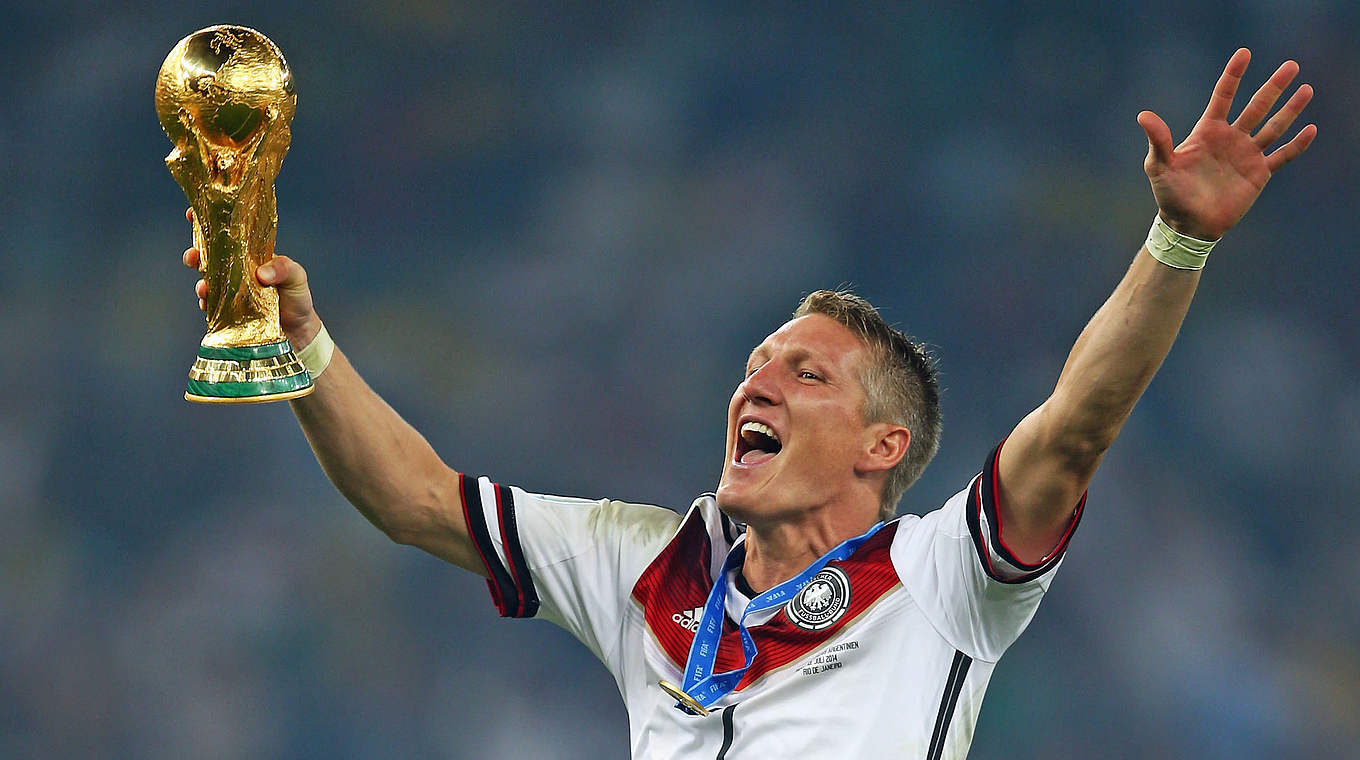 Schweinsteiger's greatest success was winning the 2014 World Cup © 2014 Getty Images