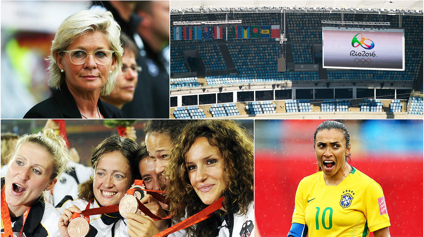 Olympisches Frauenturnier: Das große Finale steigt am 19. August im Maracana von Rio © Getty Images/DFB