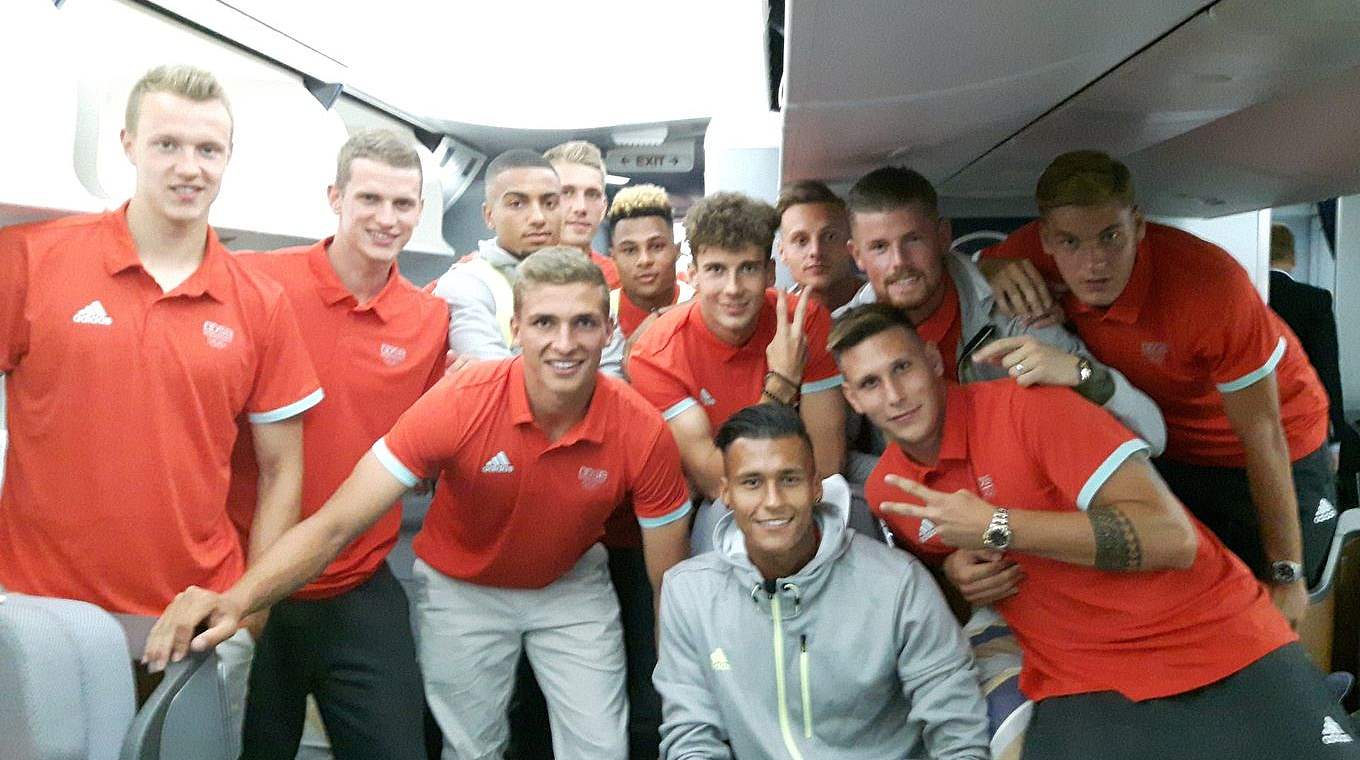 The players arrived in Salvador earlier today © DFB