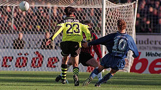 Böse Erinnerungen für den BVB: 1997 kam das Aus in Trier das frühe Pokalaus © Getty Images