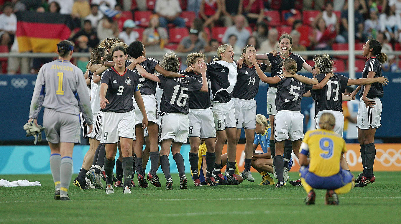 Gelöste Stimmung nach Gewinn der Bronzemedaille: die DFB-Frauen © Getty Images