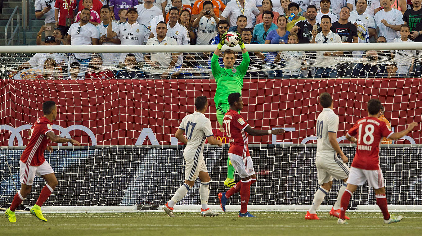 0:1 gegen Real zum Ende der USA-Reise: Bayern-Coach Ancelotti zieht positives Fazit © DON EMMERT/AFP/Getty Images