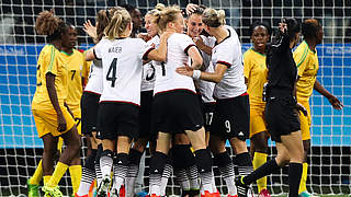 Simbabwe - Deutschland 1:6 (0:2): Die DFB-Frauen starten mit einem Sieg ins Turnier. © 2016 Getty Images