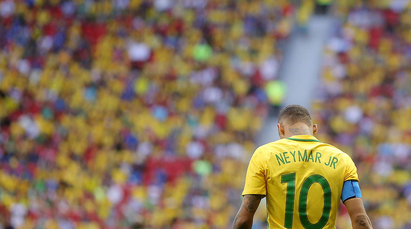 Noch kein Tor: Neymar und Brasilien © 2016 Getty Images