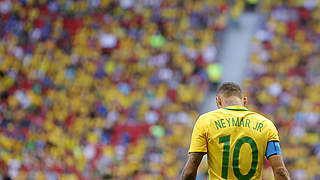 Noch kein Tor: Neymar und Brasilien © 2016 Getty Images