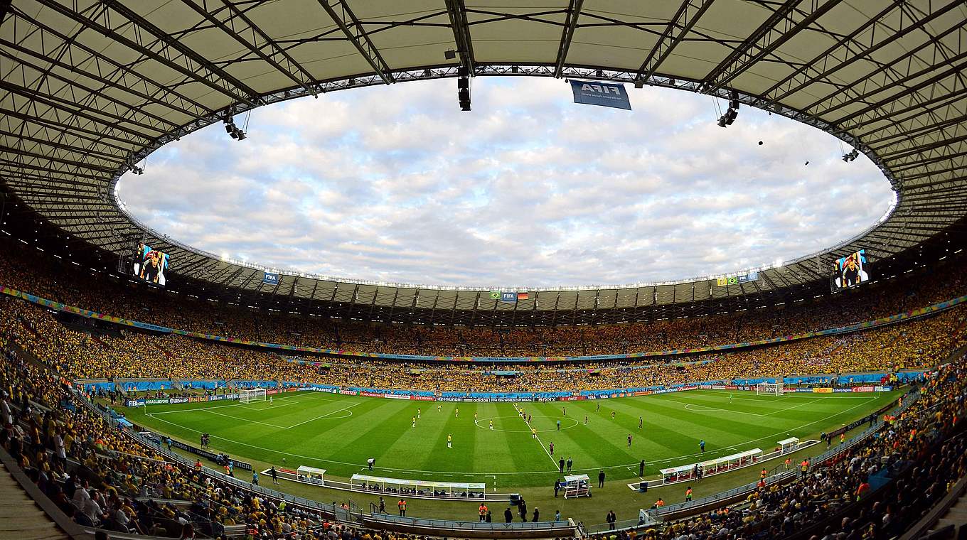 Hier soll's über Fidschi ins Viertelfinale gehen: das Estádio Mineirão in Belo Horizonte © 2014 Getty Images
