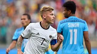 Max Meyer bagged a hat-trick against Fiji © 2016 Getty Images