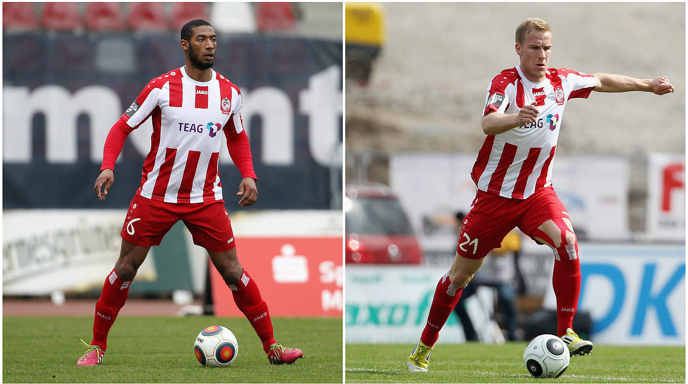 Sie werden Rot-Weiß Erfurt mehrere Monate fehlen: André Laurito (l.) und Jens Möckel (r.) © Getty Images / DFB
