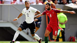 Jeremy Toljan put in a fine performance against Portugal © Getty Images