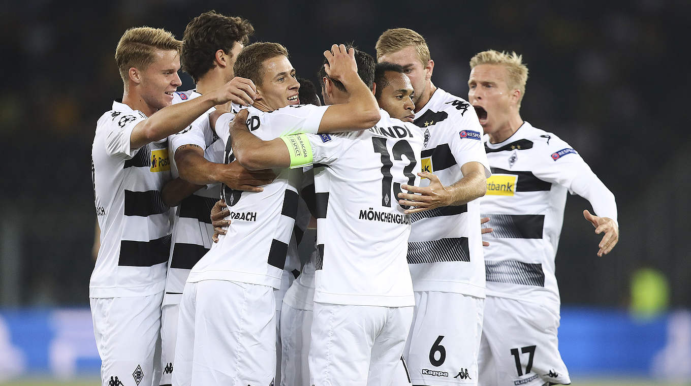 Gladbach take huge step towards Champions League qualification with 3-1 win in Bern © 2016 Getty Images