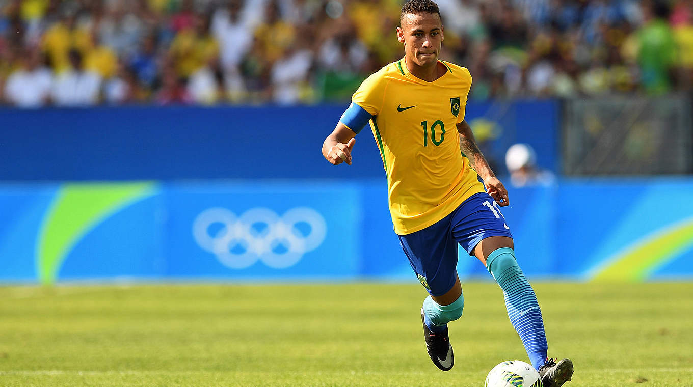Kann gleich mehrfacher Rekordhalter werden: Brasiliens Superstar Neymar © 2016 Getty Images