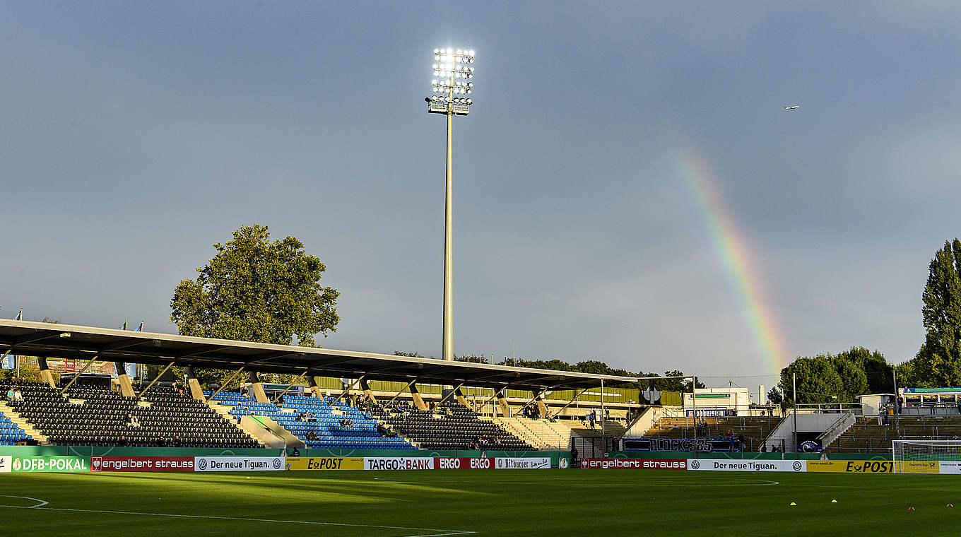 Perfekte Bedingungen für einen Pokalabend: das Volksbank-Stadion © 2016 Getty Images