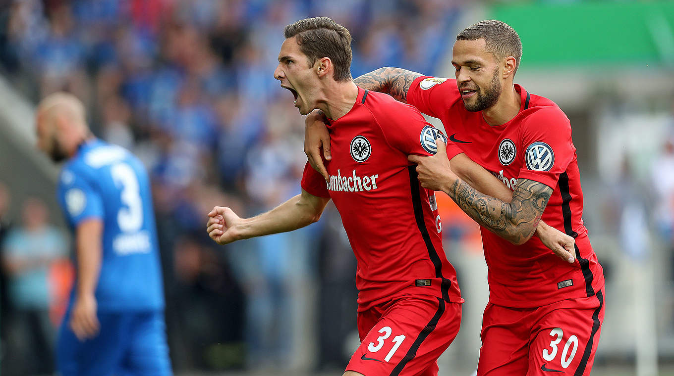Favourites Frankfurt win close game at FC Magdeburg © 2016 Getty Images