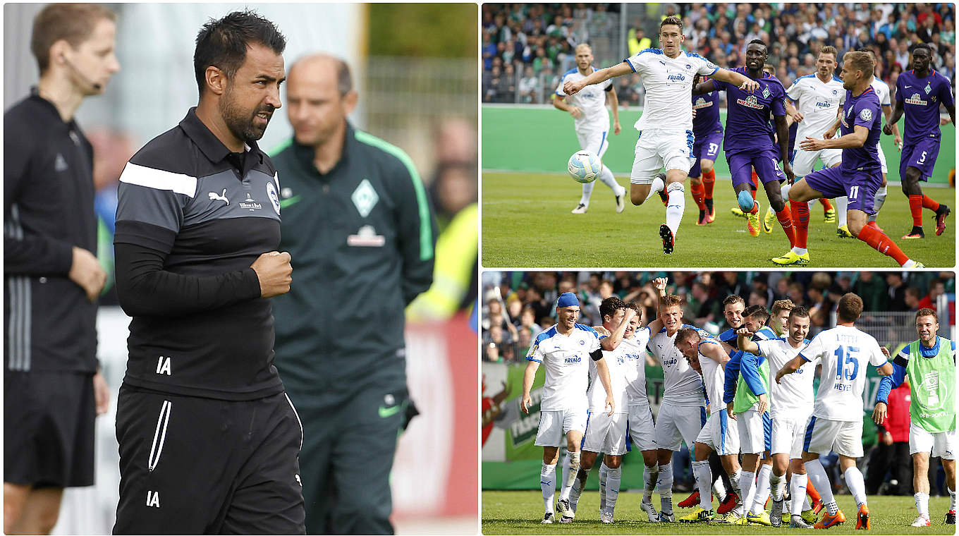 Sportfreunde Lotte beat Werder Bremen 2-1 in the DFB Cup © 
