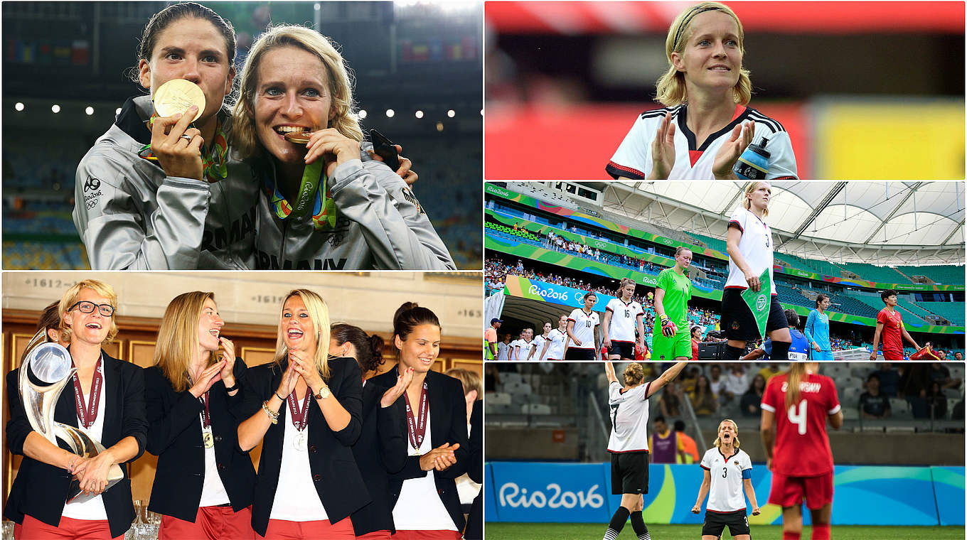 World champion, two-time European champion, Olympic gold medallist Saskia Bartusiak steps back. © GettyImages/DFB