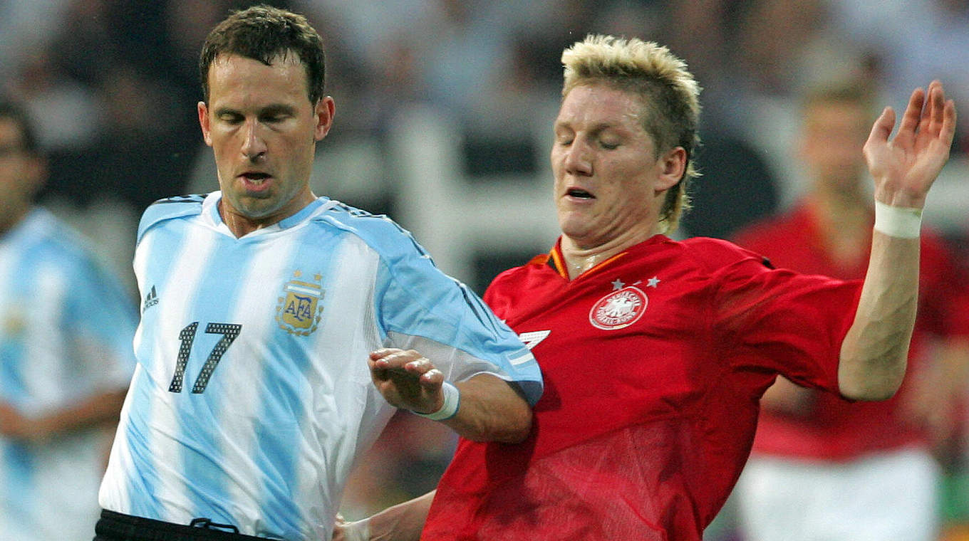 17. Länderspiel: 21. Juni 2005, Gruppe A beim Confederations Cup gegen Argentinien © 2005 AFP