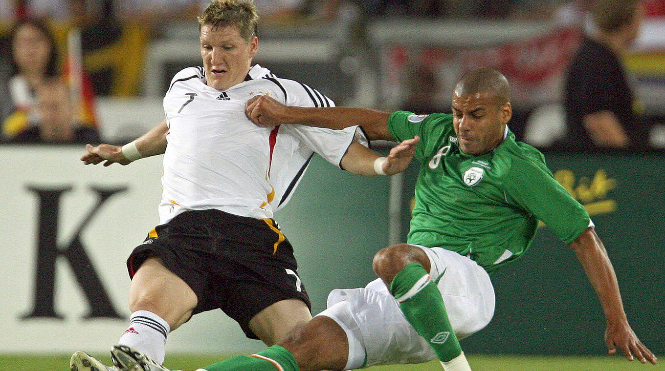 37. Länderspiel: 2. September 2006, Gruppe D in der EM-Qualifikation gegen Irland © 2006 AFP