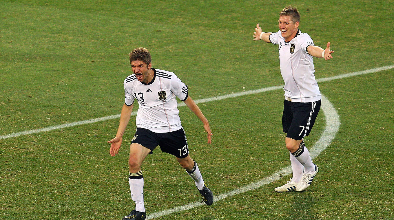 78. Länderspiel: 27. Juni 2010, Achtelfinale bei der Weltmeisterschaft gegen England © 2010 Getty Images