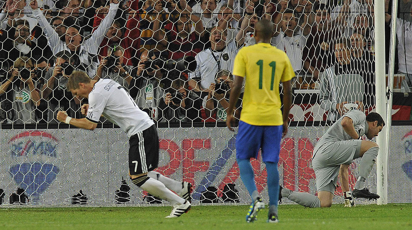 88. Länderspiel: 10. August 2011, Gegner Brasilien © 2011 AFP