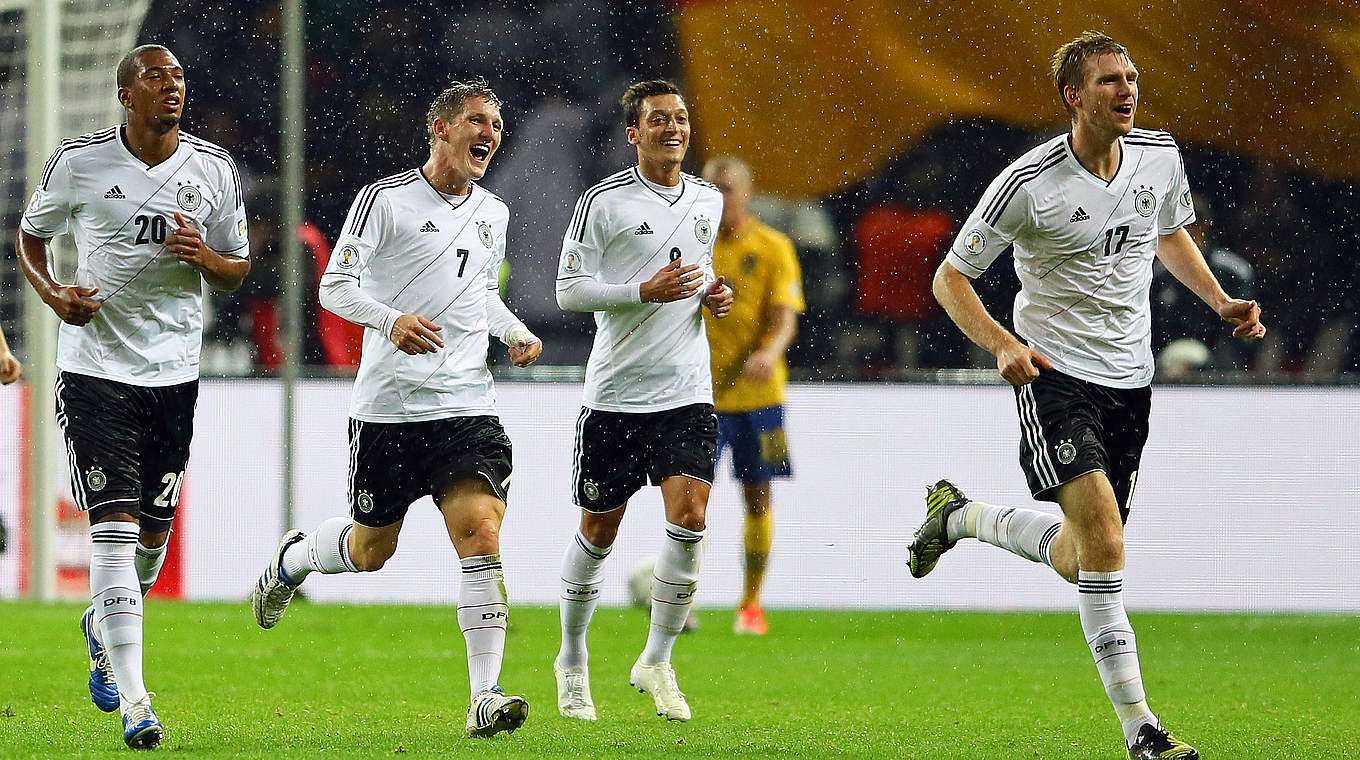 97. Länderspiel: 16. Oktober 2012, Gruppe C bei der WM-Qualifikation gegen Schweden © 2012 Getty Images