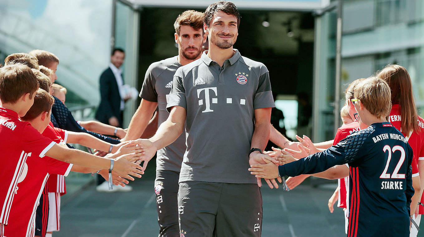 "It was so nice to feel like I had returned home." - Hummels  © 2016 Getty Images