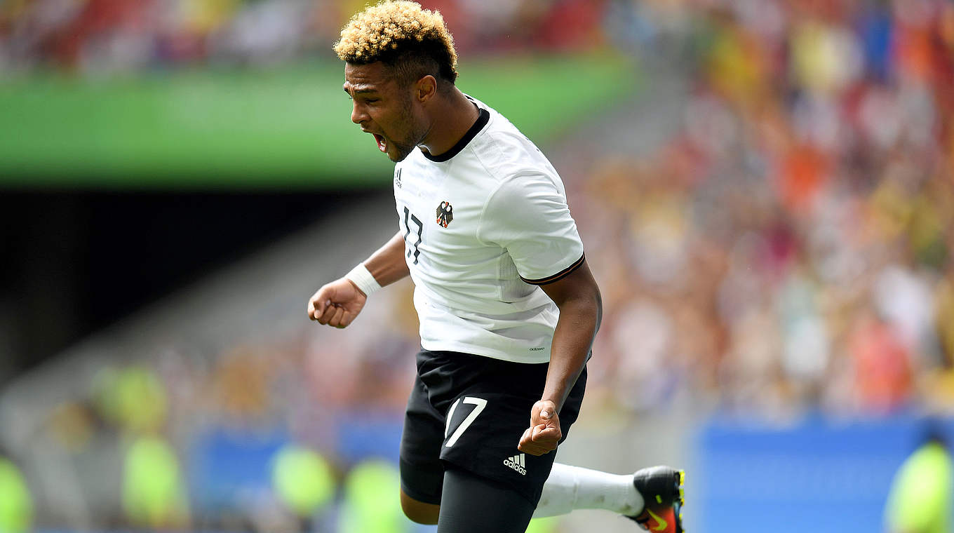 Mit Silber bei Olympia dekoriert, nun in der deutschen U 21 am Ball: Serge Gnabry © GettyImages