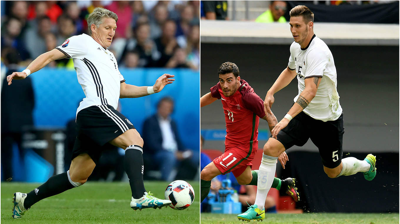 One leaves, another joins. Schweinsteiger and Süle © Getty/DFB