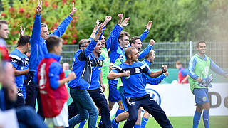 Will auch in der 2. Runde des DFB-Pokals für Furore sorgen: der FC-Astoria Walldorf © imago/Nordphoto