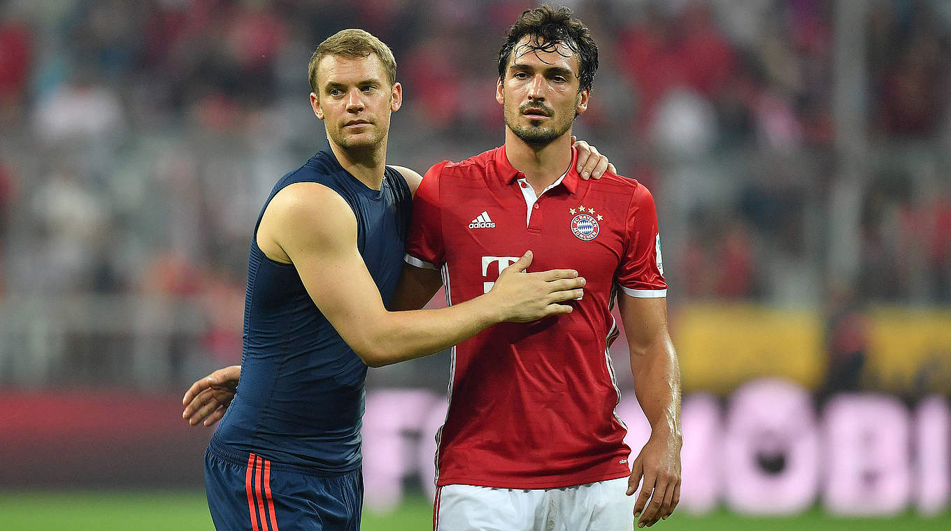 Hummels (r.) mit Neuer: Bindung zum Team "ging sehr zügig" © imago/Sven Simon