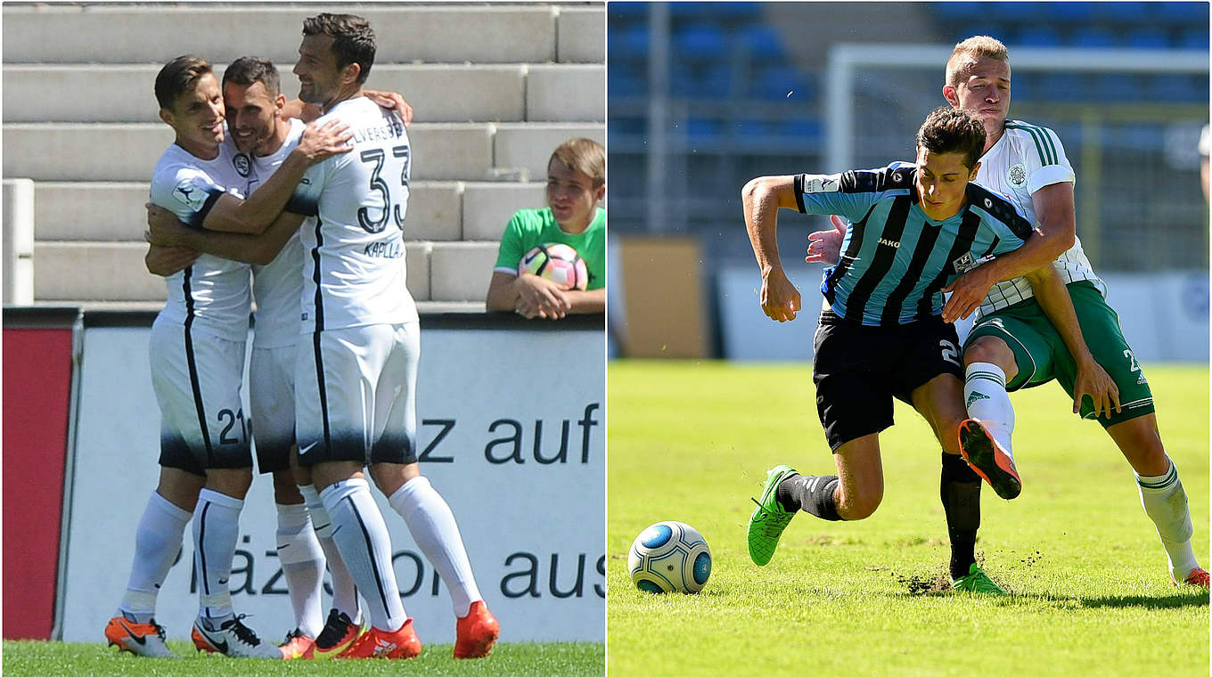 Zwei Favoriten, zwei Siege: Elversberg und Mannheim trumpfen auf © imago/DFB