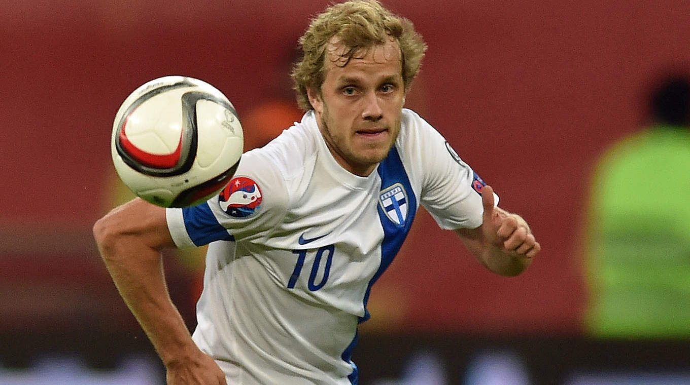 Finnish striker Teemu Pukki has previously played for Schalke 04 © 2015 Getty Images