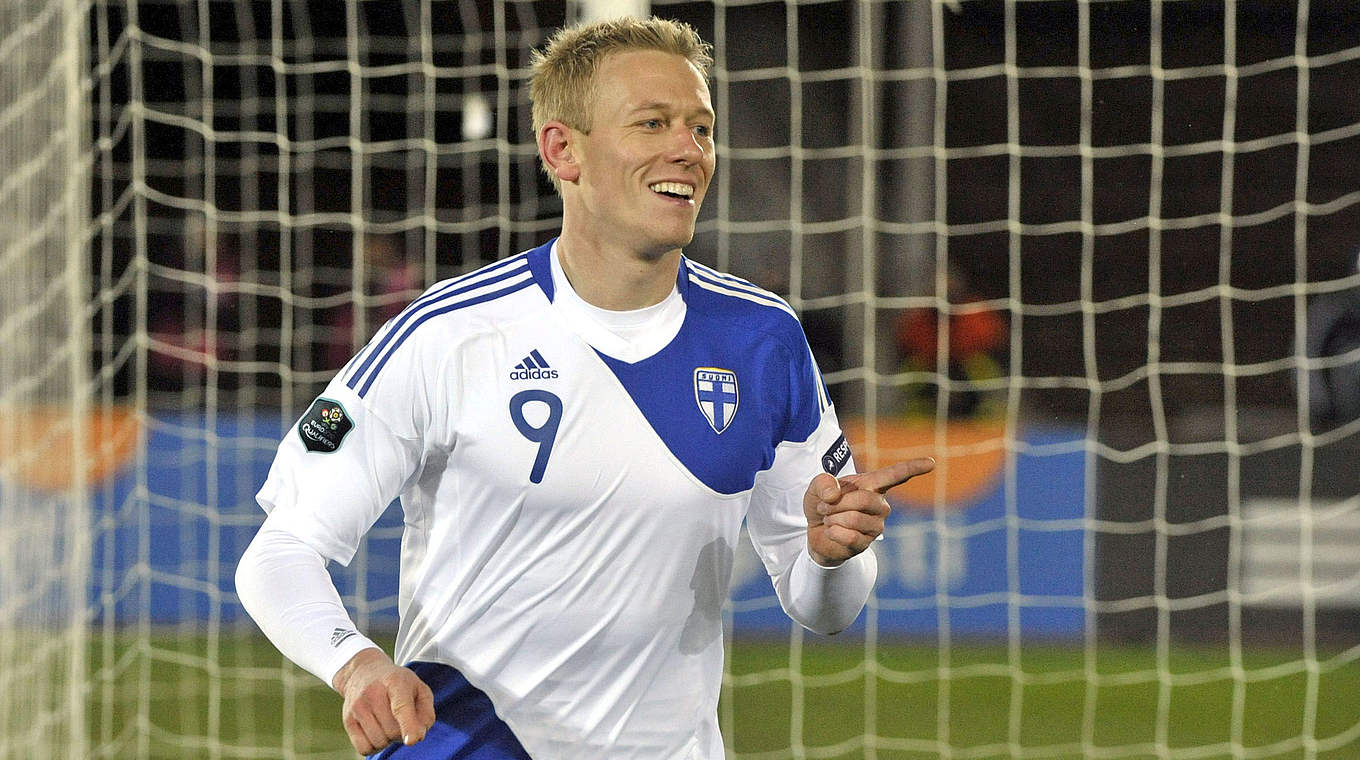 Mikael Forssell: "Vielleicht kann Finnland ein Unentschieden gegen Deutschland holen" © AFP/Getty Images