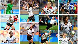 Die Spielerinnen für das Endspiel: Silvia Neid vertraut der Elf aus dem Halbfinale © AFP/Getty Images/DFB