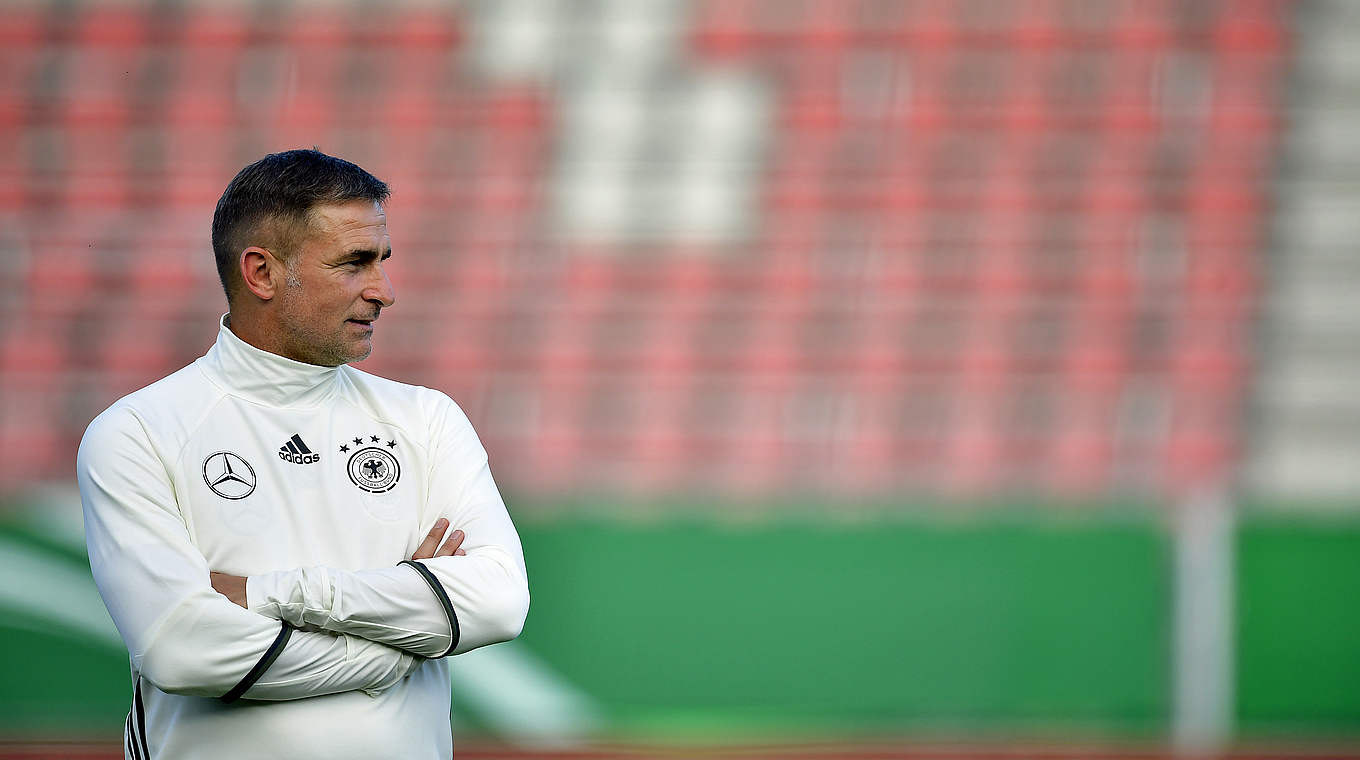 Trainer Kuntz: "Wir wollen in der U 21 die Spieler auf das Topniveau oben vorbereiten" © 2016 Getty Images