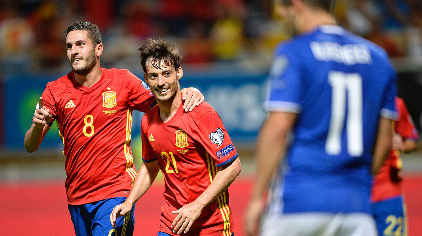 Schützenfest zum Qualifikations-Auftakt: Spanien schlägt Liechtenstein 8:0 © Getty Images