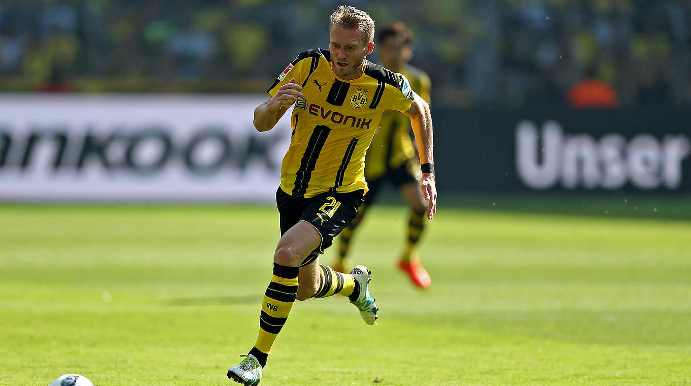 Glänzt mit zwei Torvorlagen: Schürrle bei seinem Bundesligadebüt für den BVB © 2016 Getty Images