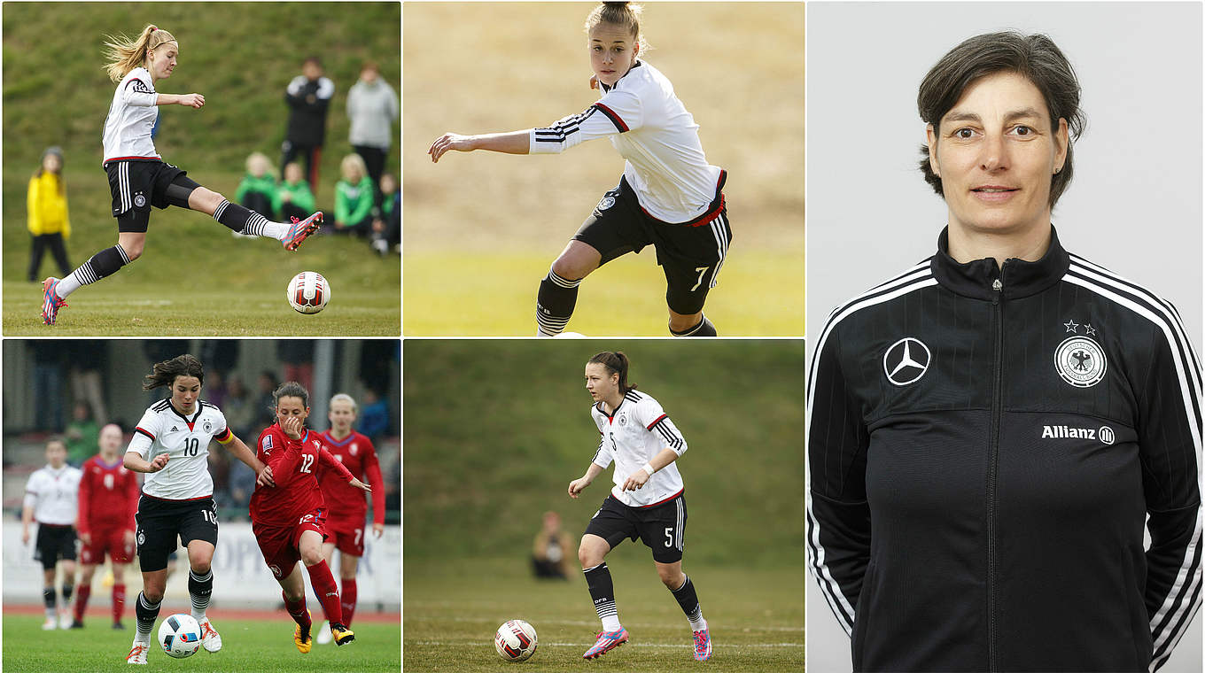 Mit erfahrenem Kader und einer jungen Spielerin zur WM: Anouschka Bernhard (r.) © GettyImages/DFB