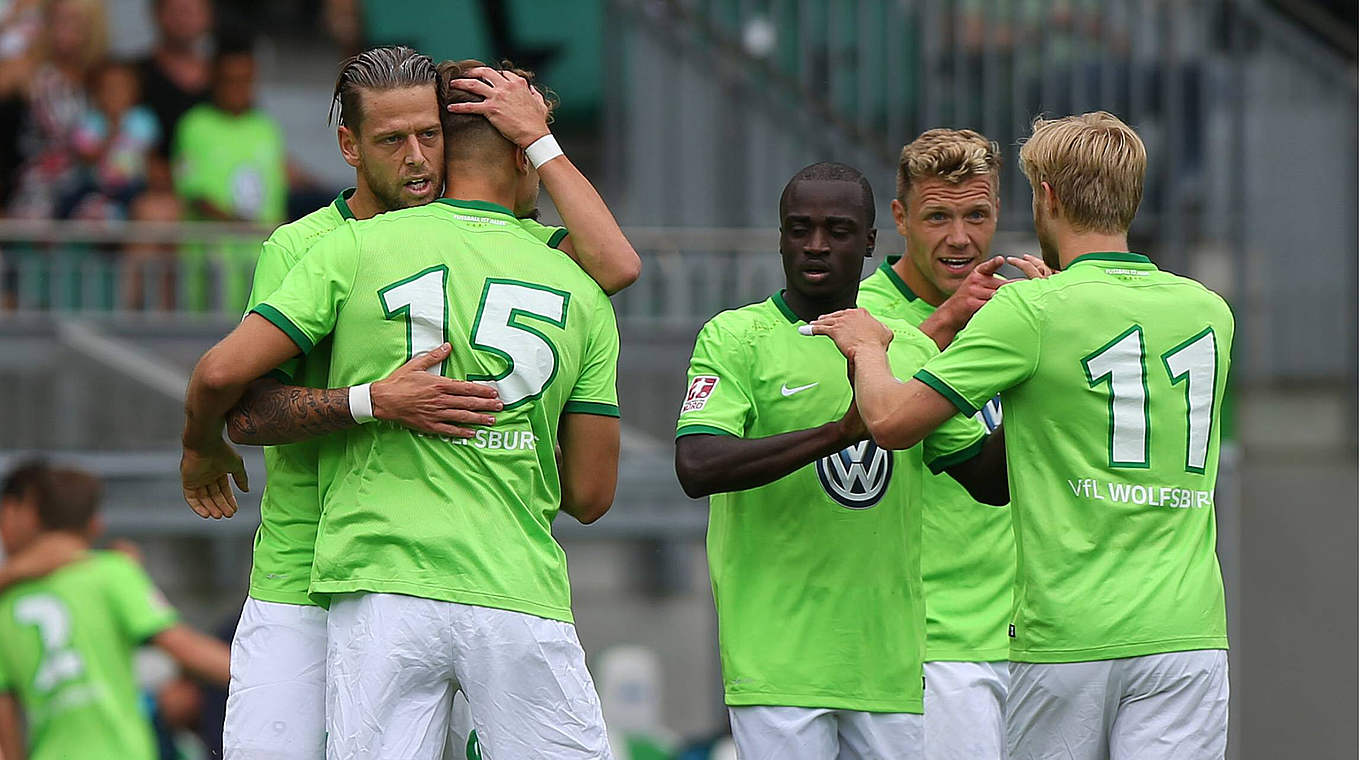 Ein Sieg ist Pflicht: Titelfavorit VfL Wolfsburg II gegen SpVgg Drochtersen/Assel © imago/regios24